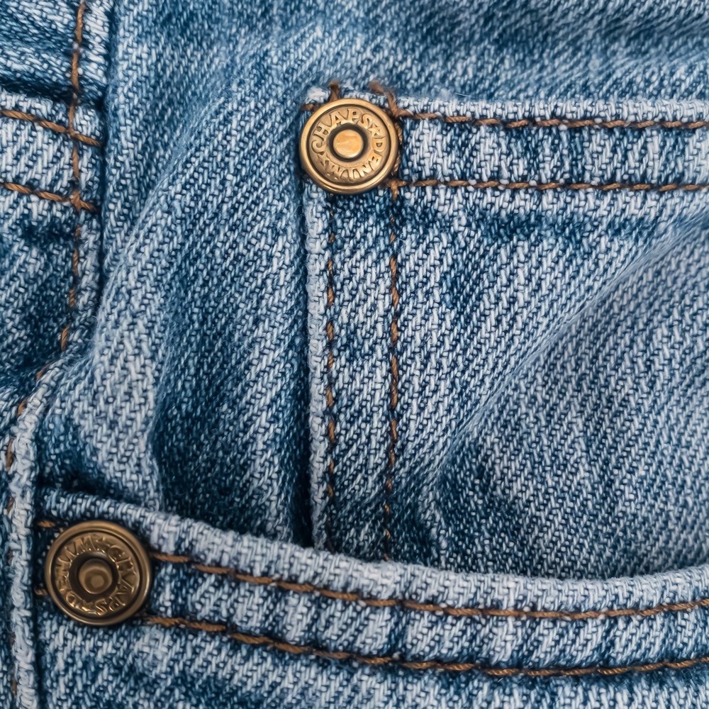 Chaps Denim Jeans Mens 36x30 Blue Straight Leg 100% Cotton Regular FITS 36x30 - Picture 11 of 16